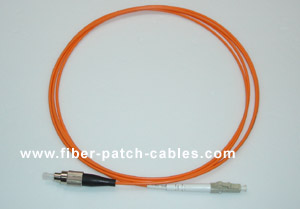 LC to FC multimode simplex fiber optic patch cable